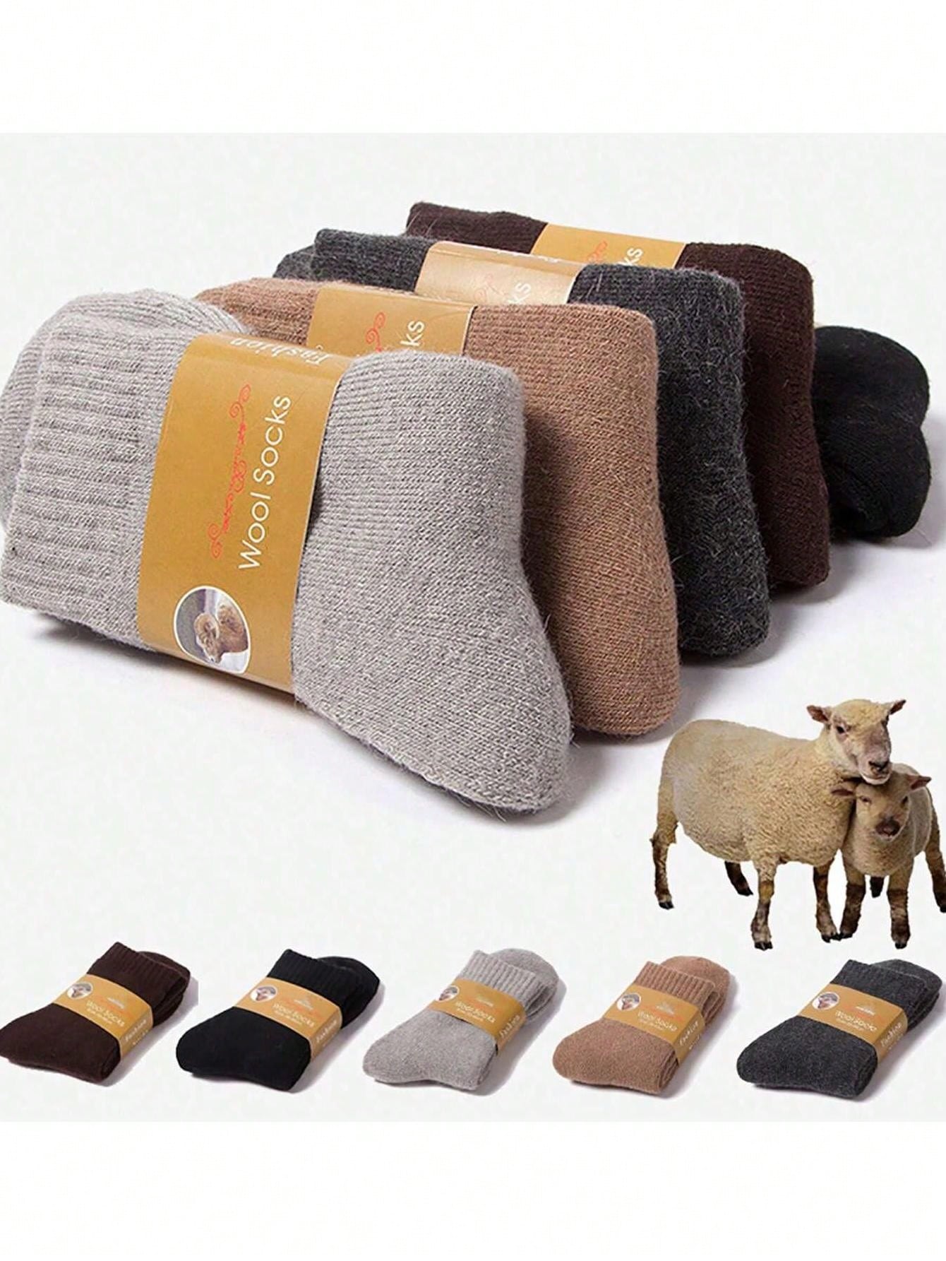 Thermal Sock Wool - 1 คู่ฤดูหนาวผู้หญิงอบอุ่นถุงเท้า Merino ขนสัตว์ผู้ชาย Super หนา