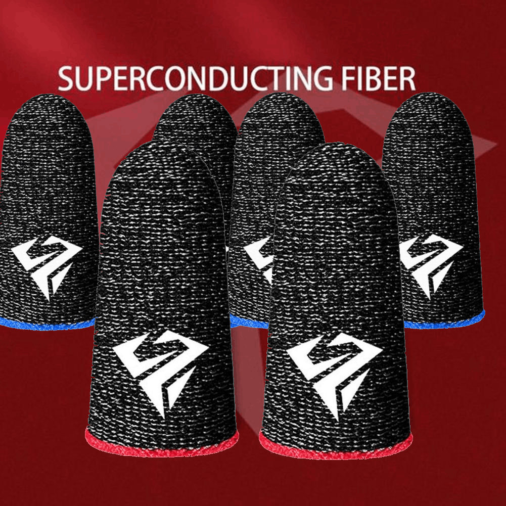 Touch Screen Gloves - 2/20PCS ถุงมือปลายนิ้วสำหรับเล่นเกมไฟเบอร์นำไฟฟ้าได้บางเฉียบระบายอากาศได้กันเหงื่อหน้าจอสัมผัสปลอกนิ้วสำหรับเล่นเกม