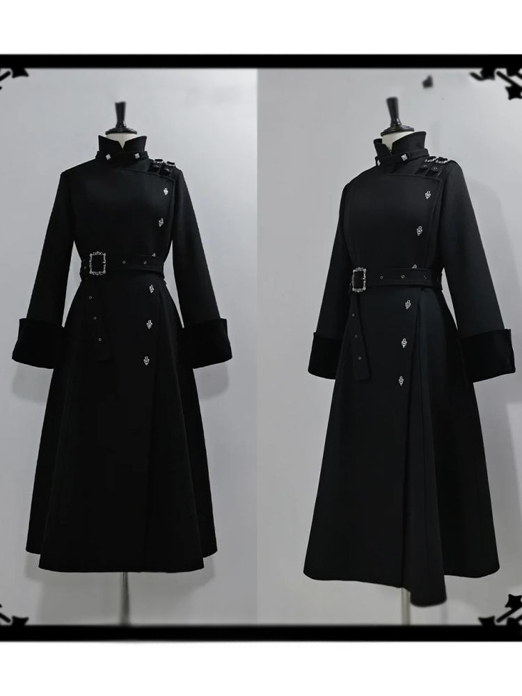 เสื้อโค้ทขนสัตว์ทรงเข้ารูปยาวป - Wool Coat Peacoat บทวิจารณ์และราคา