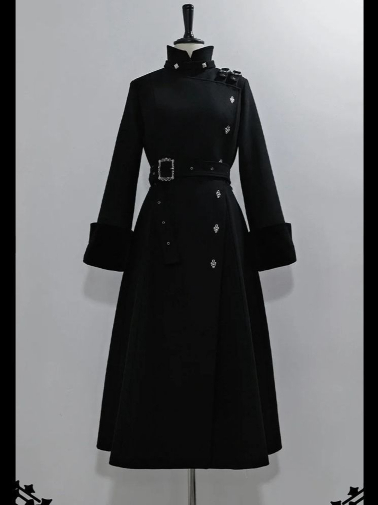 เสื้อโค้ทขนสัตว์ทรงเข้ารูปยาวป - Wool Coat Peacoat บทวิจารณ์และราคา