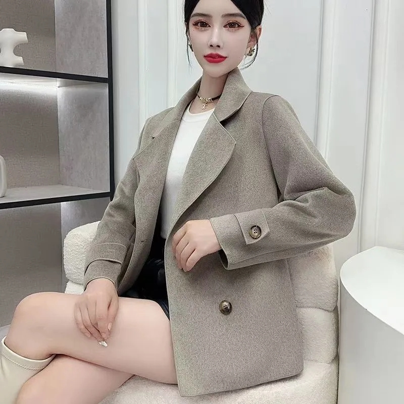 เสื้อโค้ทขนสัตว์สีดำสำหรับฤดูใ - Wool Coat Peacoat บทวิจารณ์และราคา