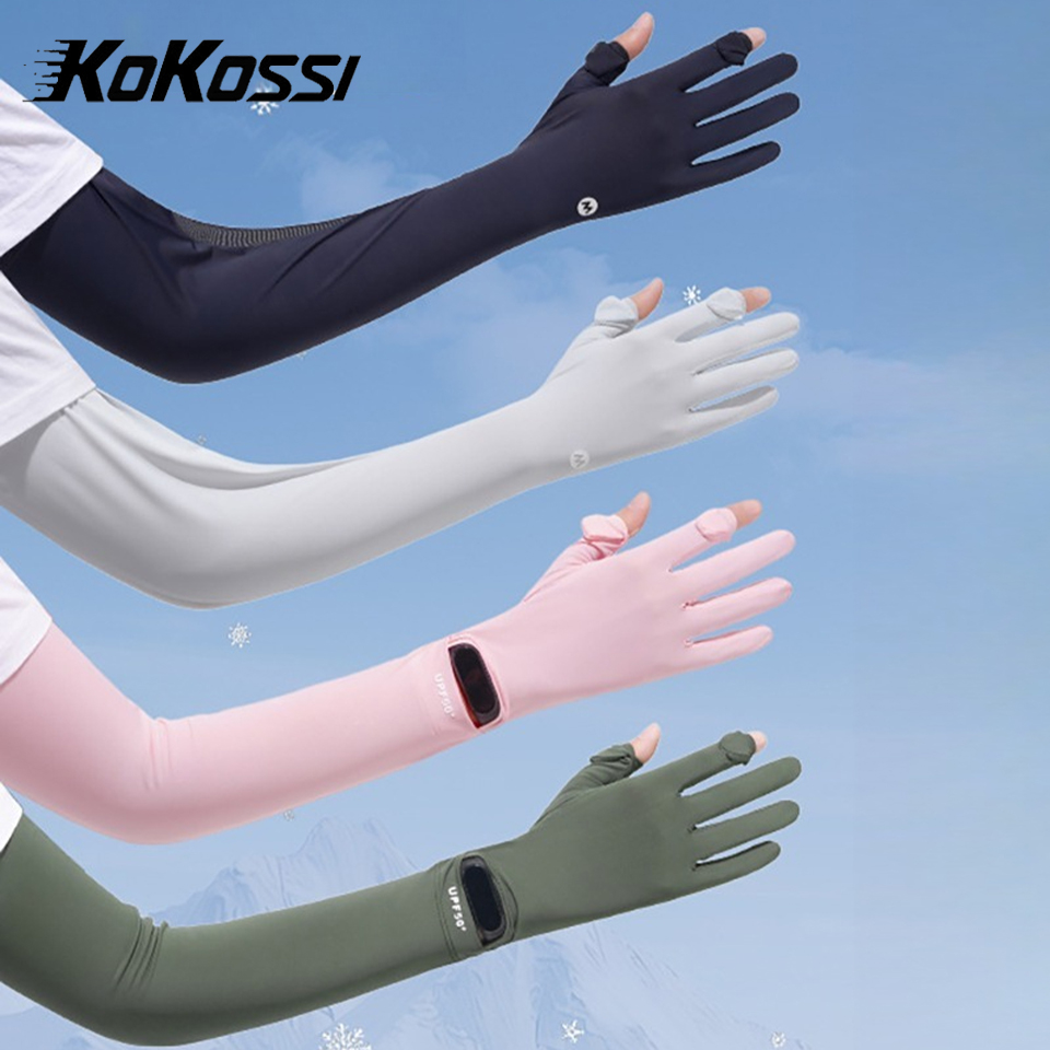 ปลอกแขนกันแดดสำหรับผู้หญิง KoK - Touch Screen Gloves บทวิจารณ์และราคา
