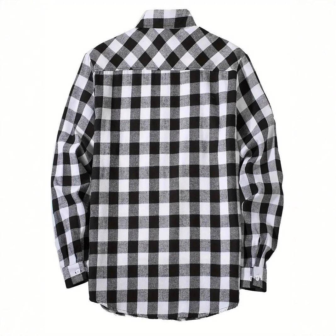 เสื้อแจ็คเก็ตเชิ้ตผ้าฟลานเนลบุ - Flannel Shirt Lined บทวิจารณ์และราคา