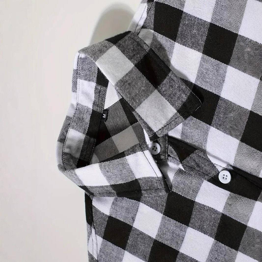 เสื้อแจ็คเก็ตเชิ้ตผ้าฟลานเนลบุ - Flannel Shirt Lined บทวิจารณ์และราคา