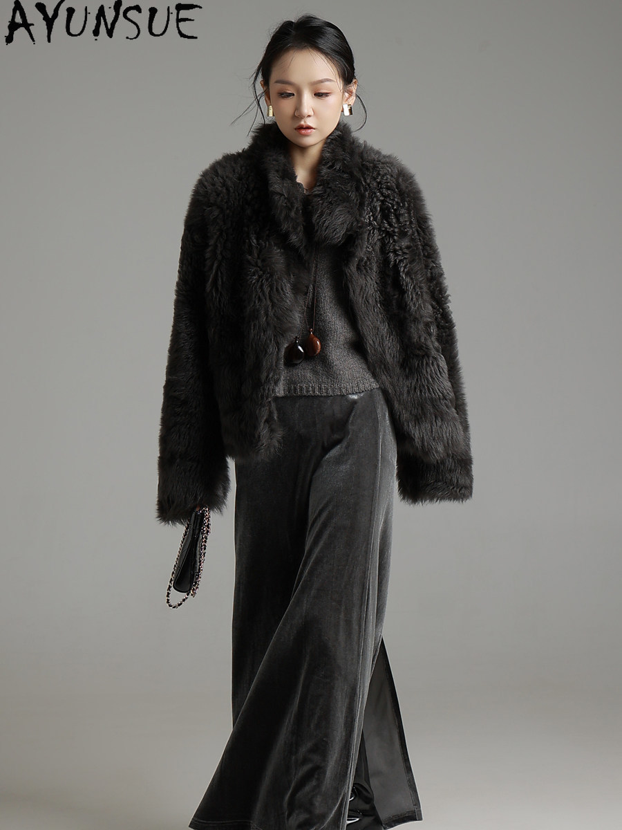 AYUNSUE เสื้อโค้ทขนแกะทัสคานีธ - Wool Coat Peacoat บทวิจารณ์และราคา