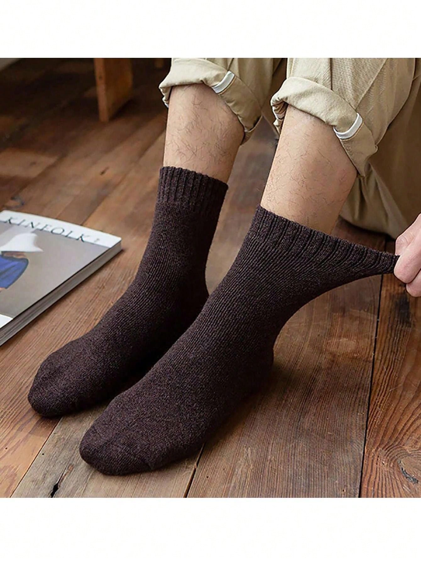 1 คู่ฤดูหนาวผู้หญิงอบอุ่นถุงเท - Thermal Sock Wool บทวิจารณ์และราคา
