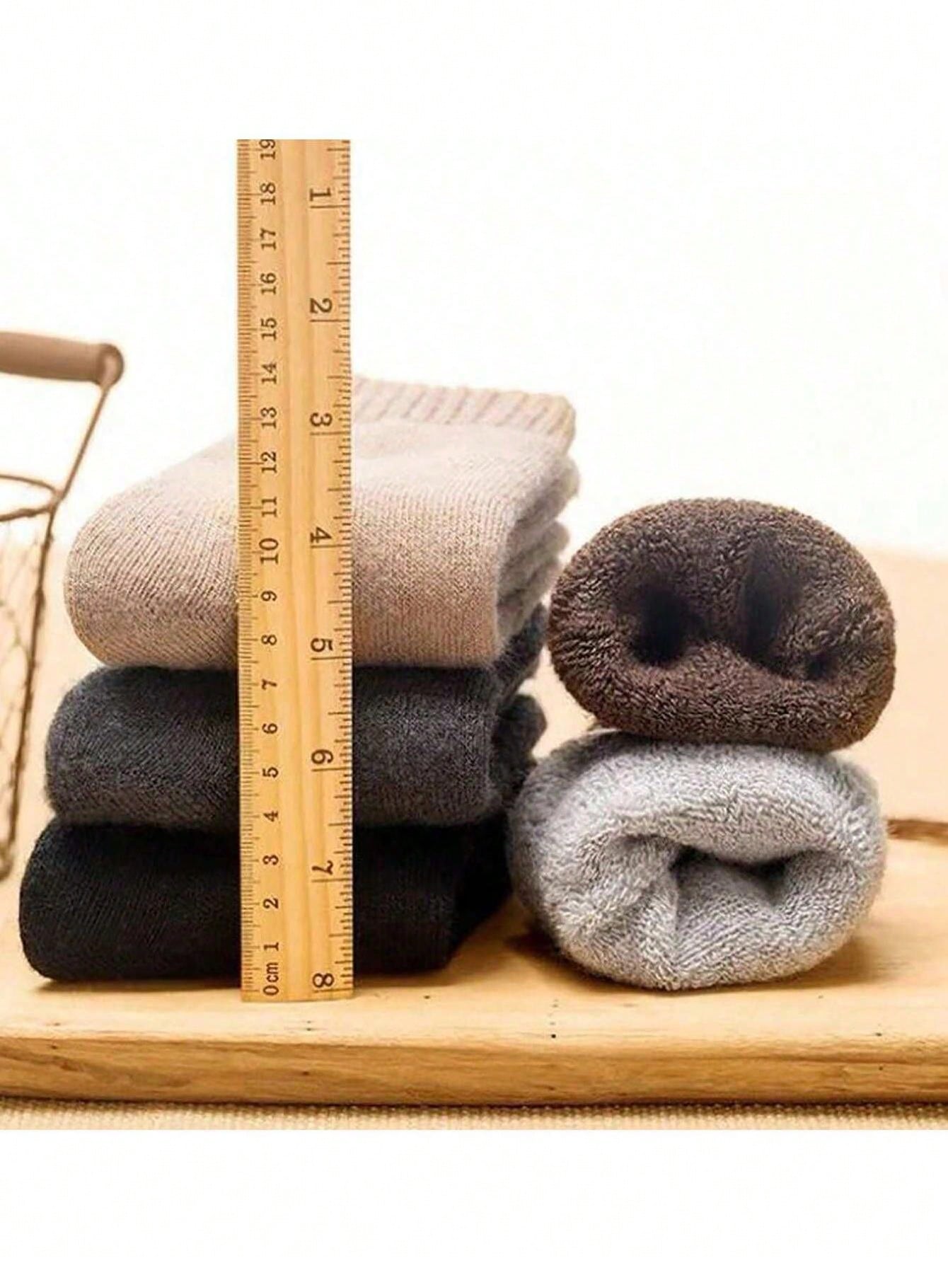 1 คู่ฤดูหนาวผู้หญิงอบอุ่นถุงเท - Thermal Sock Wool บทวิจารณ์และราคา
