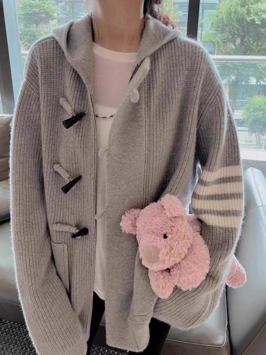 TB เสื้อคาร์ดิแกนถักสำหรับผู้ห - Wool Coat Peacoat บทวิจารณ์และราคา