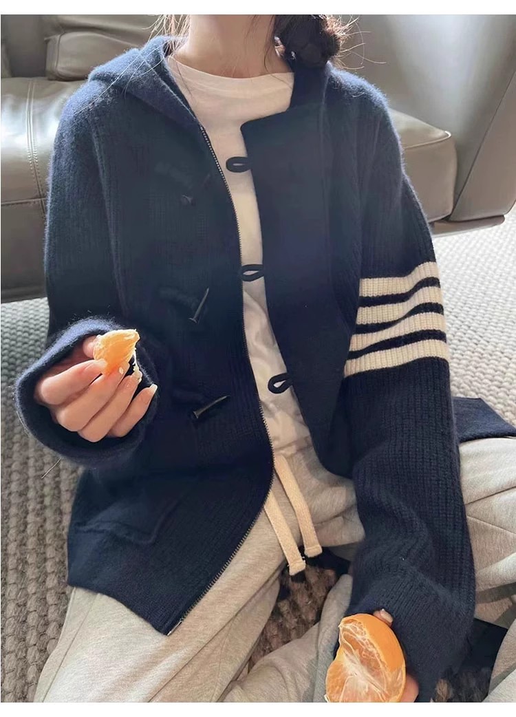 TB เสื้อคาร์ดิแกนถักสำหรับผู้ห - Wool Coat Peacoat บทวิจารณ์และราคา