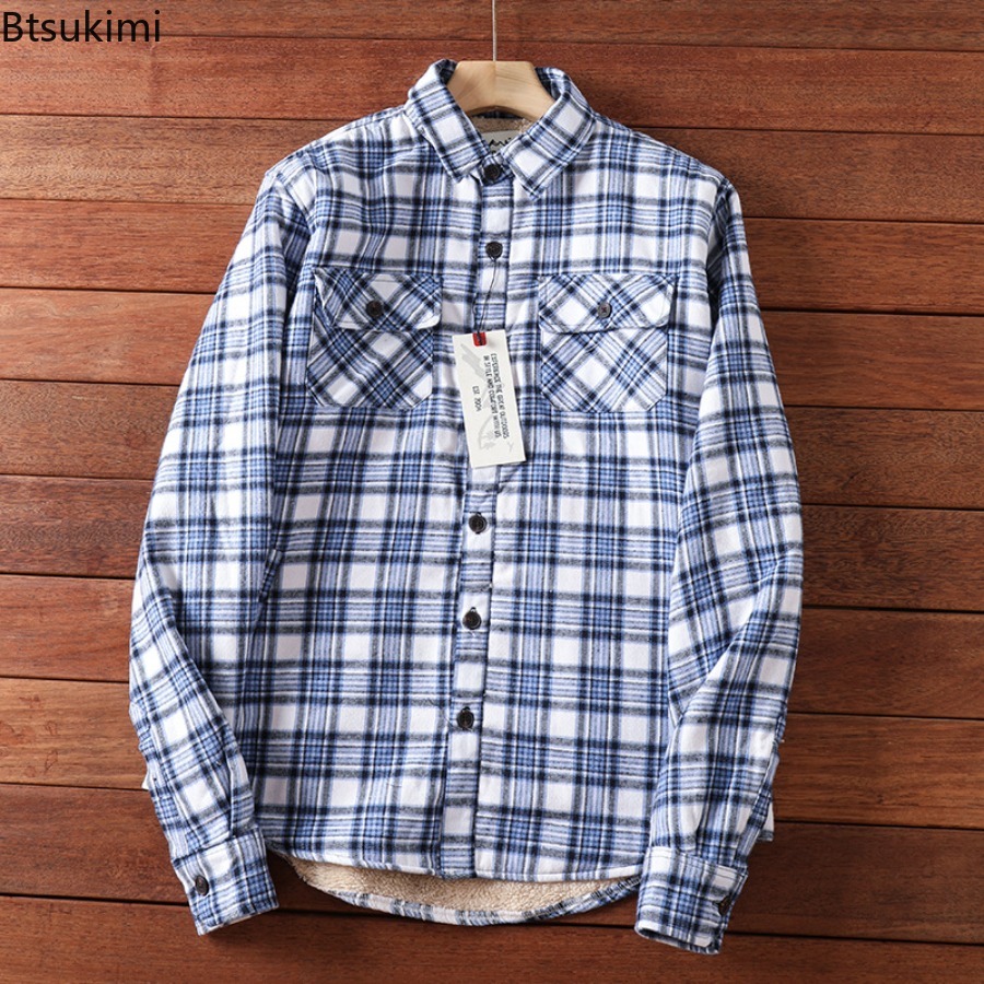 เสื้อแจ็คเก็ตผ้าฟลีซลายสก็อตสำ - Flannel Shirt Lined บทวิจารณ์และราคา