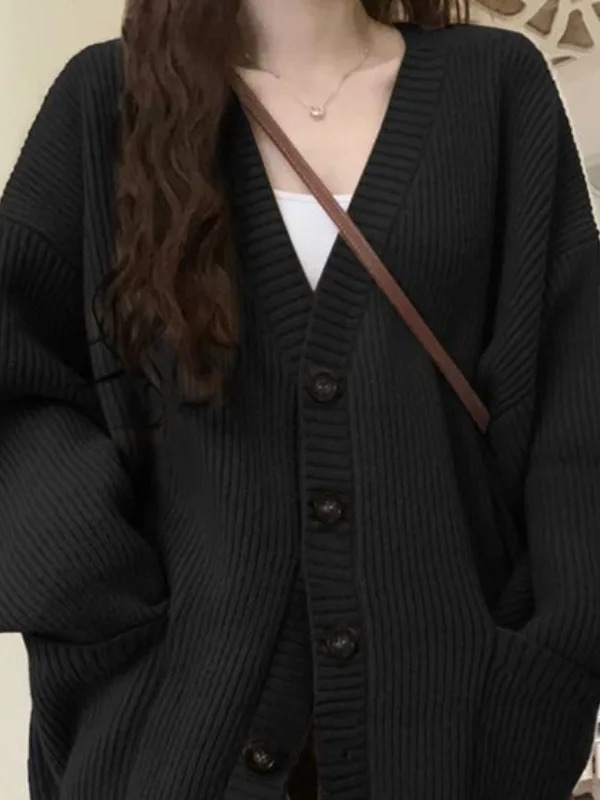 หลวมเสื้อสเวตเตอร์ถักผู้หญิงแข - Wool Coat Peacoat บทวิจารณ์และราคา