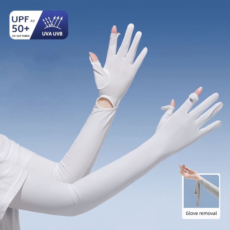 ปลอกแขนกันแดด UPF50+ ไอซ์ซิลค์ - Touch Screen Gloves บทวิจารณ์และราคา